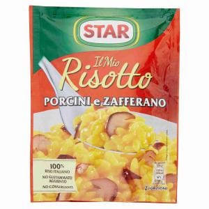 RISOTTO DE SETAS Y AZAFRÁN ESTRELLA BOLSA 175 GR