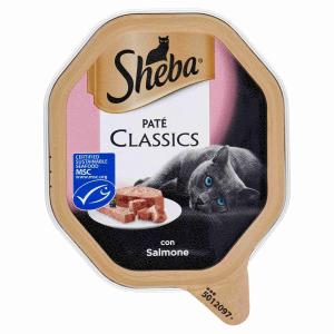PATE'GATTO CLÁSICO SALMÓN SHEBA 85 GR