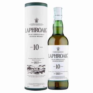 Whisky écossais 10 ans d'âge Laphroaig 70 cl