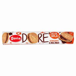BISCOTTI DORE' CACAO TUBO DORIA 150 GR