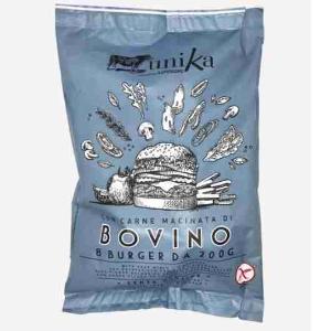 HAMBURGUESA BOVINO UNIKA 200 GR x 8