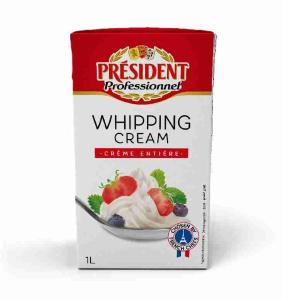 PLATEAU DE MONTAGE 35% UHT PRESIDENT 1 LT