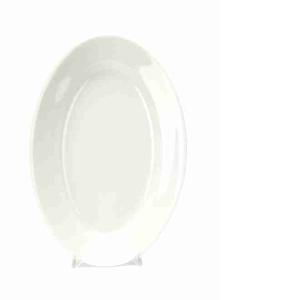 PLATEAU OVALE TIVOLI 28X19 CM BLANC