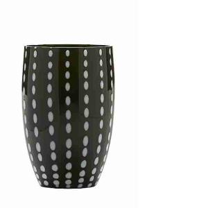 SCHWARZES PERLENBECHERGLAS CL.32