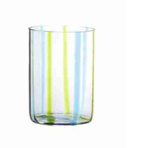 TIRACHE BECHER GLAS AQUAMARIN/GRÜN CL.35