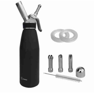 SIFONE PANNA 1 LT ALLUMINIO ELITE +ACCESSORI D.005