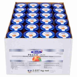 HERO PÊCHE VERRE CONFITURE PORTION 28,3 GR