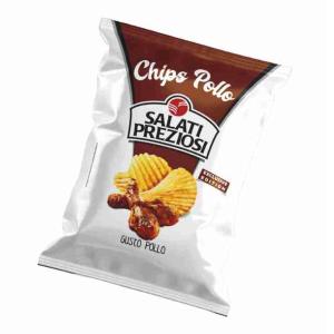 PREZIOSI CHIPS DE POULET SALÉS CHIPS 110 GR