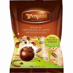 PRALINE SFERE LATTE CREMA NOCC/CEREALI VERGANI 100
