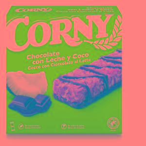 BARRETTA CORNY CIOCC E COCCO HERO 25 GR x 6