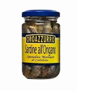 SARDINEN MIT OREGANO IN S.GIR-ÖL. OROAZZURRO 200