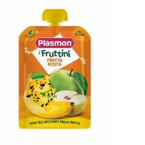 BEUTEL I FRUTTINI GEMISCHTE FRUCHT PLASMON 130 GR