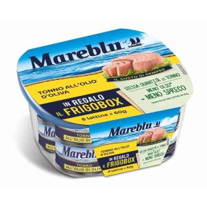 TONNO OLIO OLIVA +FRIGOBOX MAREBLU 60 GR x 8 (SP)