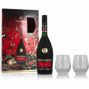 COGNAC VSOP CASE +2 GLASSES REMY MARTIN 70 C
