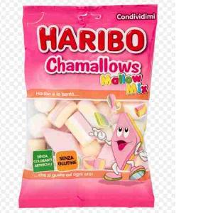EXPO CARAMELLE CHAMALLOWS X 192 BUSTE HARIBO 150 G