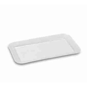 VASSOIO RETT.BOLLE BIANCO CM15X10