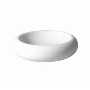 PIATTO CUSCINO BOLLE BIANCO CM15,5