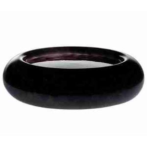 PIATTO CUSCINO BOLLE NERO CM15,5