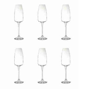 SET 6 CALICI FLUTE ALIZE'E 290ML