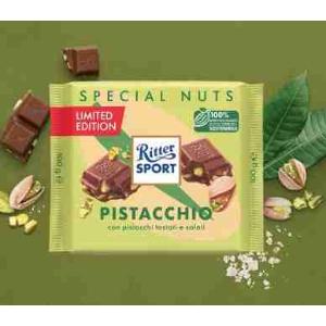 TAVOLETTA PISTACCHI TOSTATI RITTER 100 GR