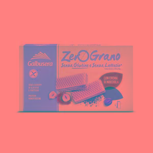 WAFER ZEROGRANO S/G NOCCIOLA GALBUSERA 180 GR