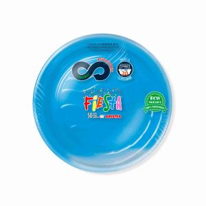 PIATTI DESSERT AZZURRO RIUTILIZZABILI ARISTEA 30 P