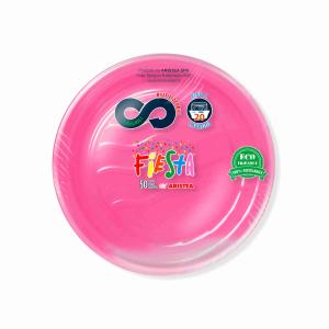 PIATTI DESSERT FUCSIA RIUTILIZZABILI ARISTEA 30 PZ