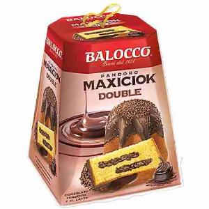 PANDORO MAXICIOK DOUBLE CHOCOLATE BALOCCO 800 GR