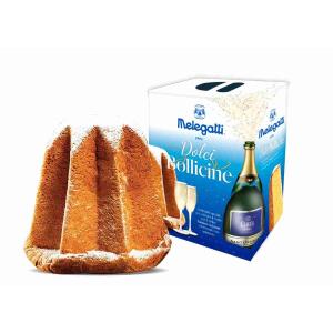 CONFEZIONE PANDORO+SPUMANTE MELEGATTI 680 GR