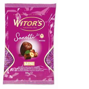 SONETTI MINI OVETTI FONDENTE-NOCCIOLA WITOR'S 115