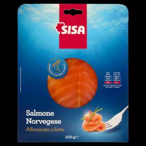 SALMONE AFFUMICATO A FETTE SISA 100 GR