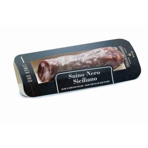 SALAME DI SUINO NERO SICILIANO A META IL...