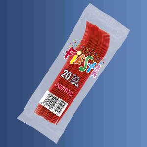 FORCHETTE ROSSO ARISTEA x 20