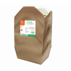 BOX TAKE AWAY CARTA RETT. 1500ML 50 PZ