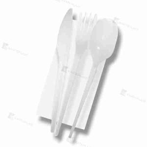 CONF.TRIS POSATE E TOVAGLIOLO 100 PZ