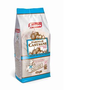 FARINA DI CASTAGNE SENZA GLUTINE SPADONI 400 GR