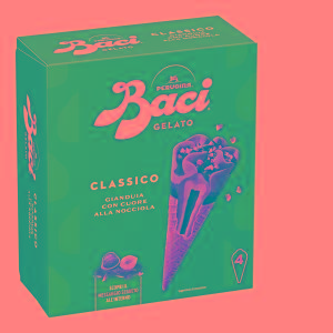 GELATO CONO BACI PERUGINA 110 ML x 4