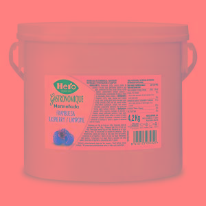 CONFETTURA SECCHIO LAMPONI HERO 4,2 KG