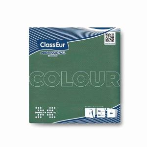 TOVAGLIOLI VERDE SCURO VELI 38X38 CLASSEUR 40 PZ