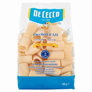 PASTA PACCHERI 3125 ESPEC. DE CECCO 500 GR