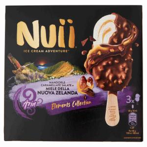 GELATO STECCO MANDORLE CARAM. SALATE MIELE NV ZALA