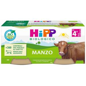 OMO CARNE BIO MANZO HIPP 80 GR x 2