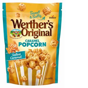 WERTHER'S POPCORN SALTED CARAMEL STORCK 140 GR