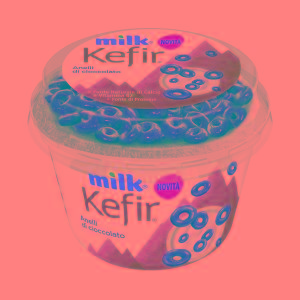 YOGURT KEFIR MIX CON ANELLI DI CIOCCOLATO MILK 160
