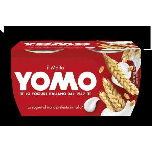 YOGURT 100% NATURALE MALTO YOMO 125 GR x 2