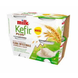 YOGURT KEFIR PLUS BIANCO CEREALI MILK 125 GR x 4