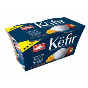 YOGURT KEFIR PESCA E MANGO MULLER 125 GR x 2