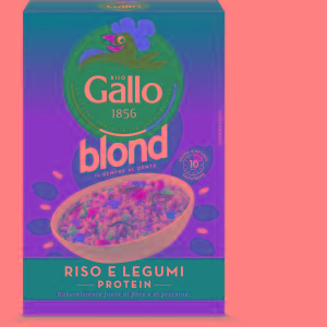 RISO BLOND PROTEIN GALLO 500 GR