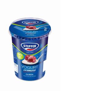 YOGURT CREMOSO GILIEGIA IN PEZZI STUFFER 500 GR