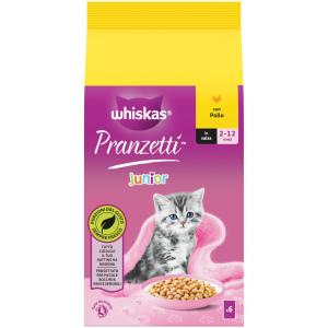 CIBO GATTO PRANZETTI KITTEN WHISKAS 50 GR x 6